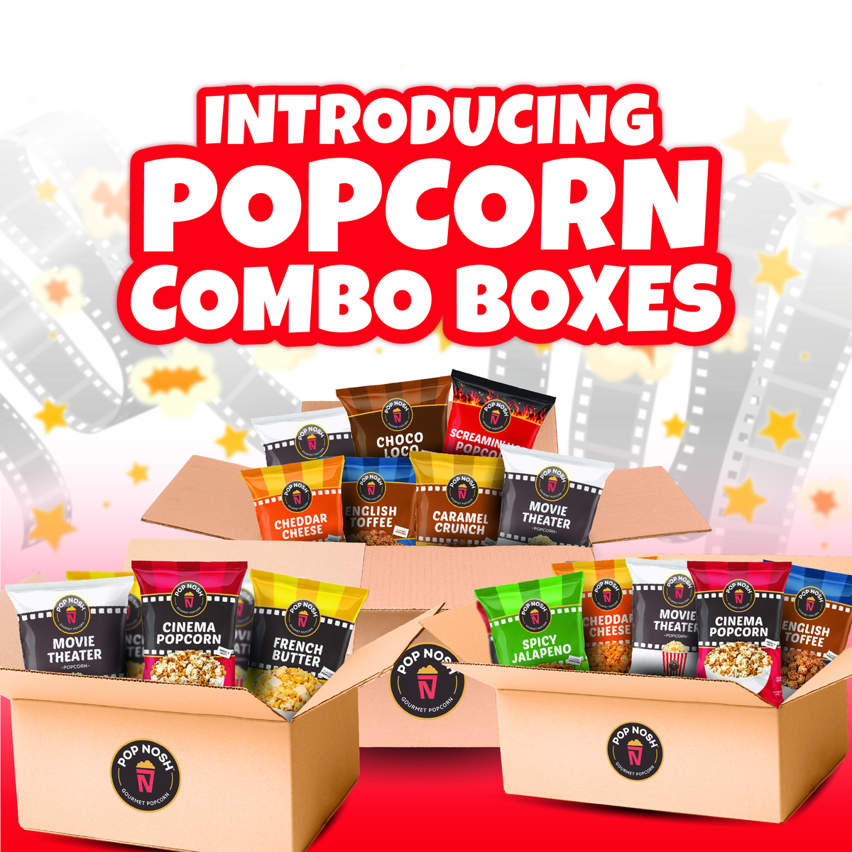 Popcorn Combo Boxes Pop Nosh Online Shop