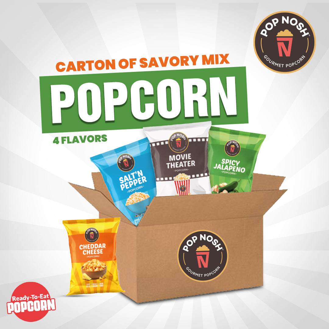 Savory Popcorn Mix Carton Pop Nosh Online Shop