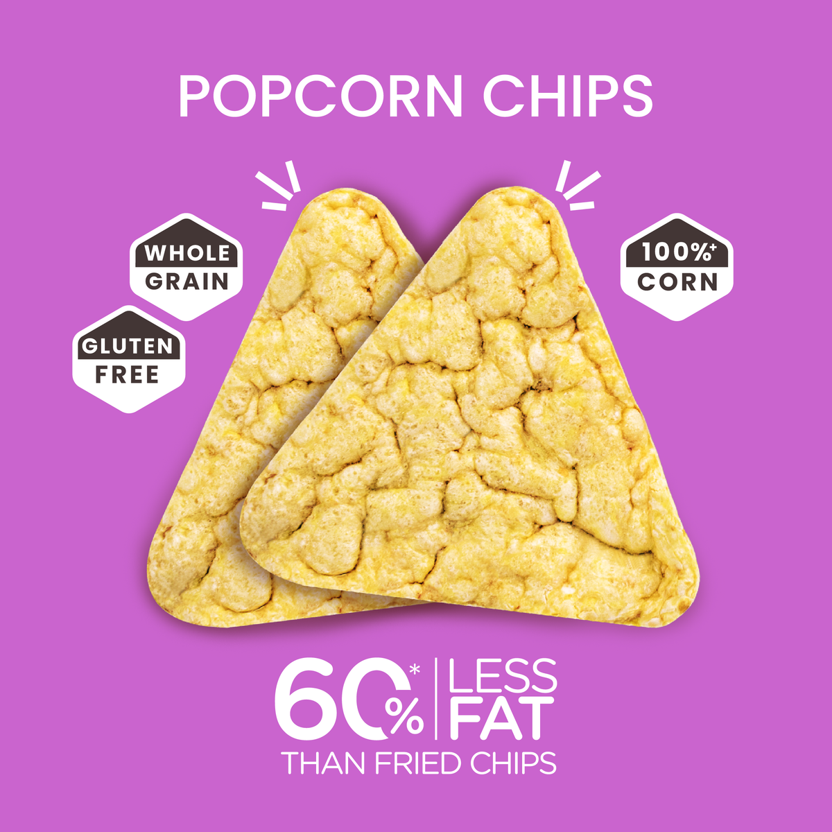 Triangular Popcorn CornUps Popcorn Chips (All Flavors Box) | By Pop Nosh – Pop Nosh Online ...