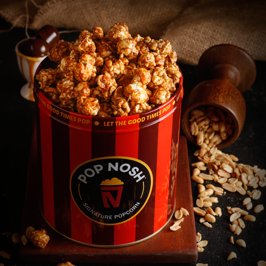 Peanut Crunch Popcorn Pop Nosh Gourmet Popcorn Pop Nosh Online Shop